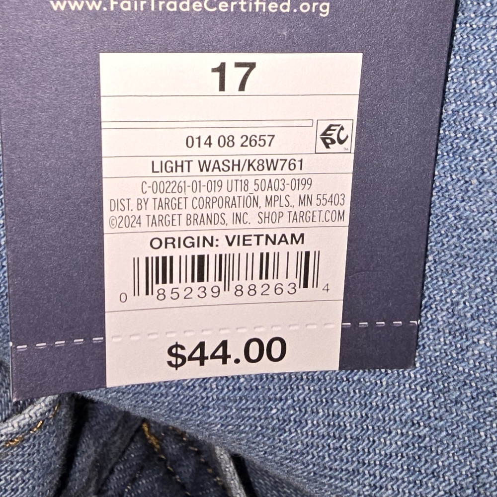 #417 Universal Thread Denim Blue Jumpsuit - Picture 6 of 7